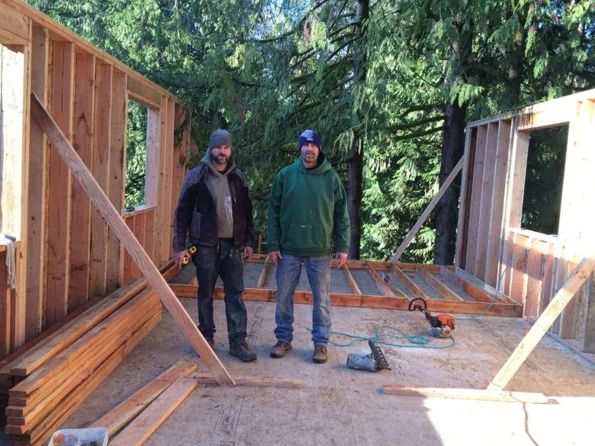 Northwoods Construction crew on a jobsite